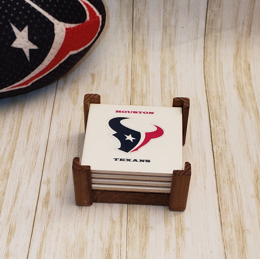 Houston Texans Ceramic Coasters (set of 4)